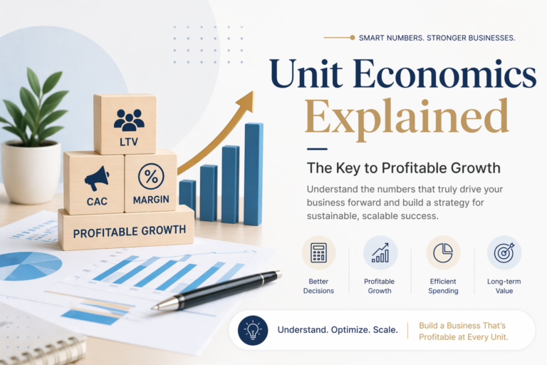 Unit Economics Explained – Understanding CAC, LTV, and Profit Margin for Business Growth”