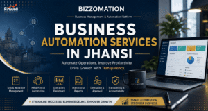 Business Automation Services in Jhansi by Bizzomation – Business Management, Workflow Automation, HR & Payroll Dashboard for MSMEs
